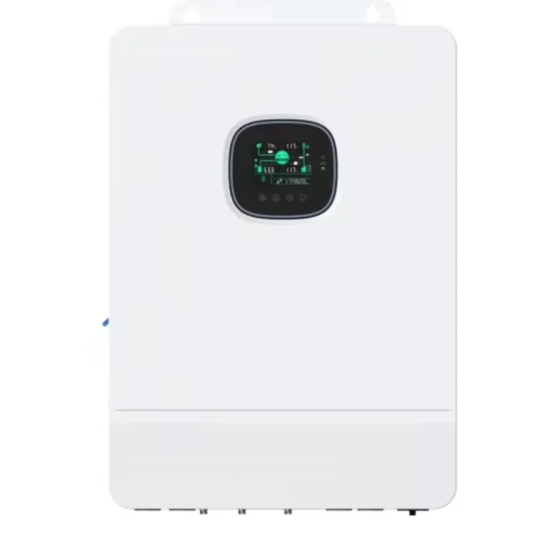 Hybrid Solar Inverter 5KW 8KW 10KW Single Output Split Phase 48V Compatible Lithium Battery 60Hz Pure Sine Wave MPPT 97.1%