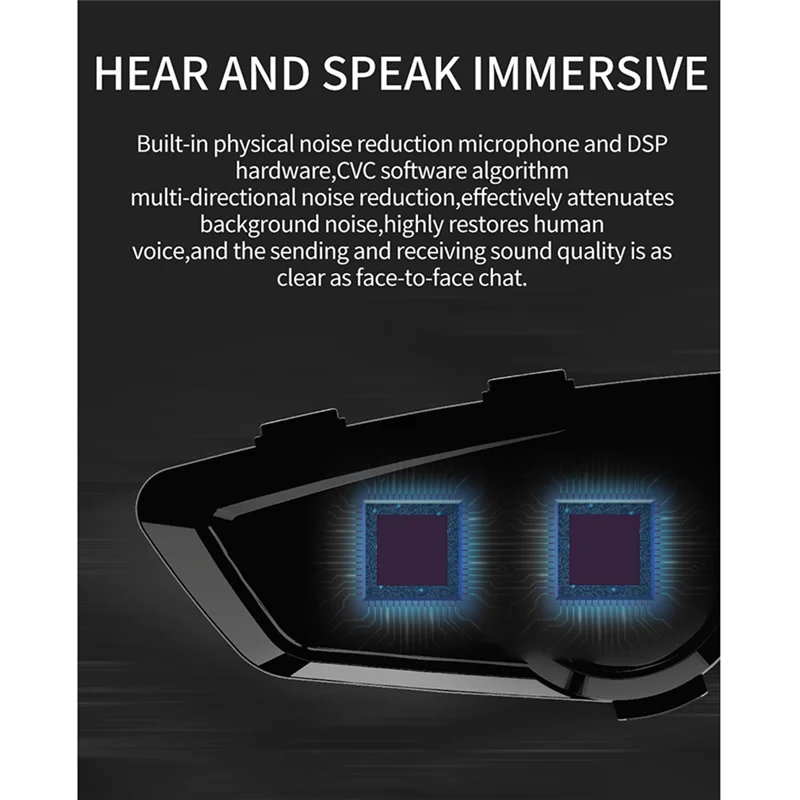 

Bluetooth-гарнитура для мотоциклетного шлема, жесткая этикетка, встроенный Интерком и Функция обмена музыкой, применим к полушлему
