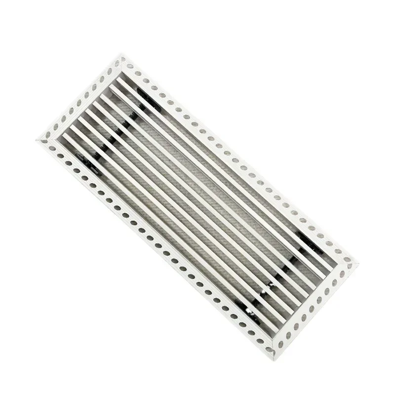 Modern Design Aluminum Linear Diffuser Air Conditioning Ventilation Grid Cover with Embedded Linear Grid