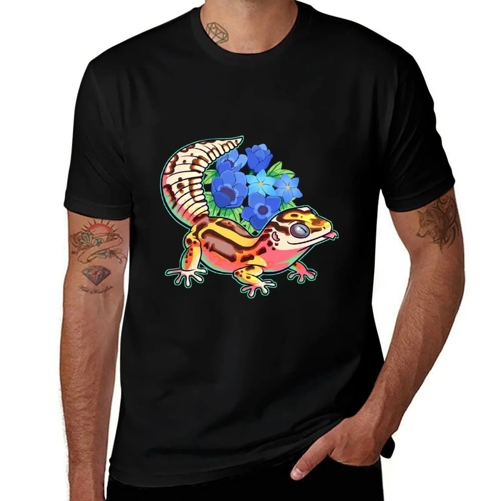 Bold gecko T-Shirt Thanksgiving Day Tee Top T-Shirt
