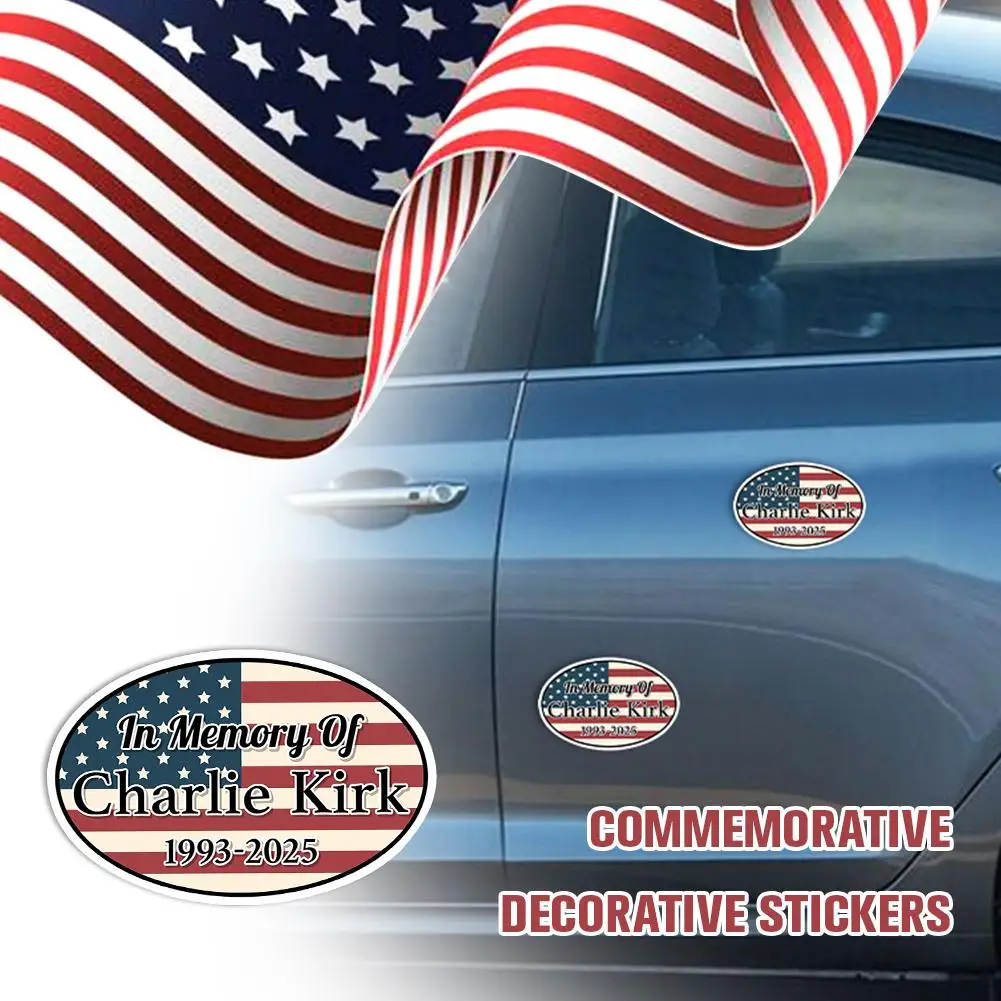 1/5/8 قطعة ملصقات تذكارية تشارلي كيرك الديكور الصلاة ملصق الحرة أمريكا باتريوت ملصقات ديكور المنزل