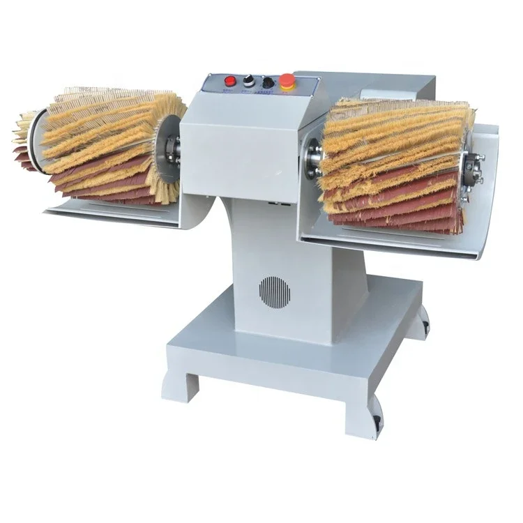 Manual Mini Shaped Polishing Machine Woodworking Machinery with Brush Sander for Solid Wood Furniture Parts