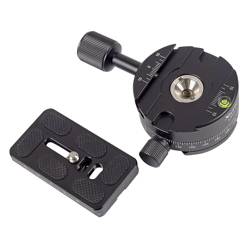 

New Arrival 360 Degree Panoramic Platform Tripod Head Mounting Adapter Clamp With 1/4"-3/8" Screw For Camera