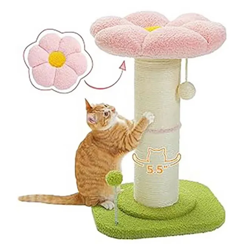 Supplier Modern Cheap Cat Climbing Frame Tree Tower Sword Hemp Rope Activity Center Cat Scratch Rod Big Cat