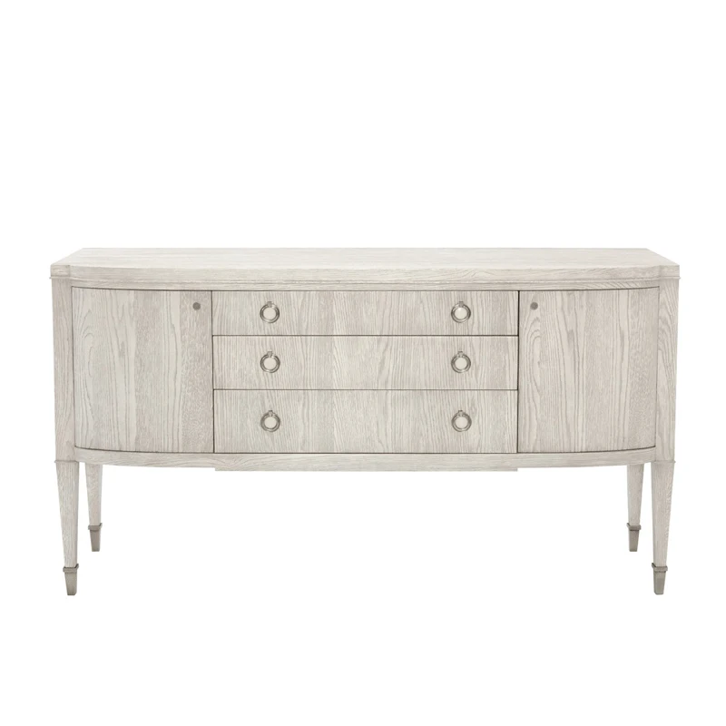 

Modern simple solid wood dining side cabinet American light luxury foyer living room TV decorative locker