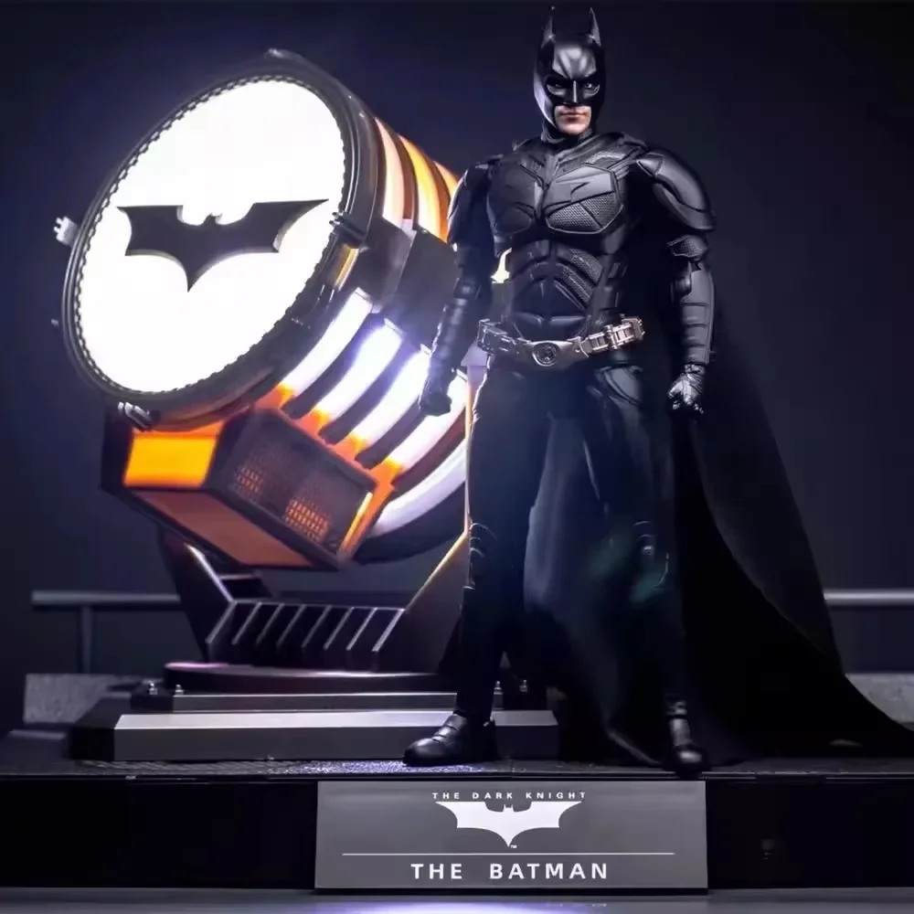 Batman Genuine Dark Knight Figure Standard Edition Deluxe Edition With Searchlight 1/12 Assembling Model Collect Toys Gifts