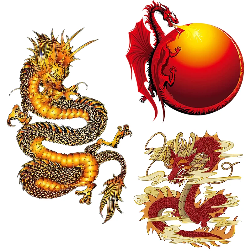 Three Ratels QL54 Classical Dragon Art Decoration Wall Decal Waterproof Mobile Computer Decal