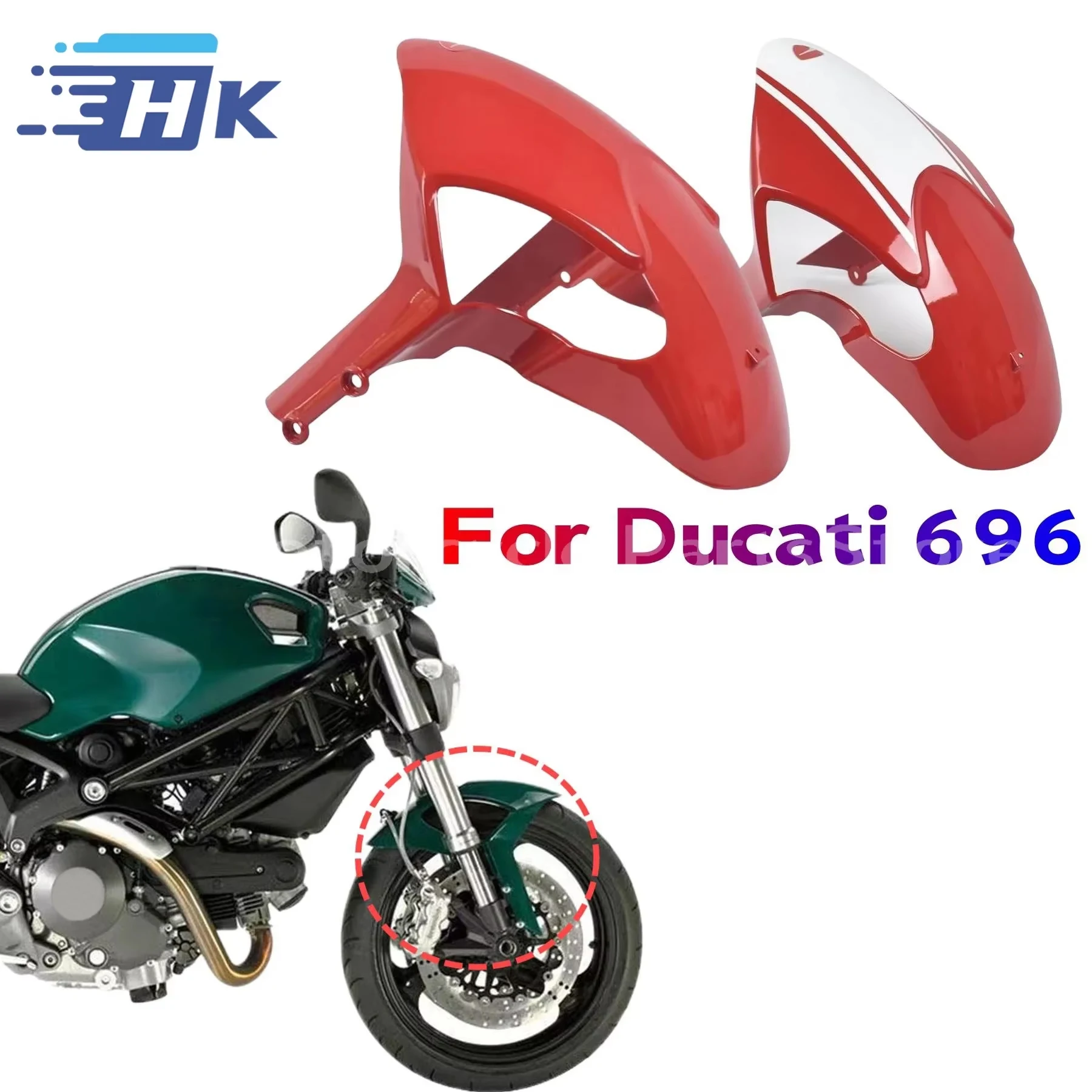 

Fit For Ducati MONSTER 696 795 796 1100 1100S EVO Motorcycle Accessories Front Fender Splash Mud Dust Guard Fairings