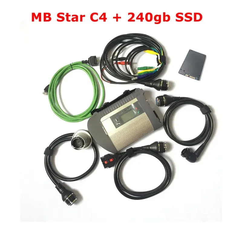 

2023 Top 2023.12 Full Chip MB Star C4 Diagnostic Tool with 240gb SSD with Wifi Function MB SD Connect Compact4 OBD2 Scanner