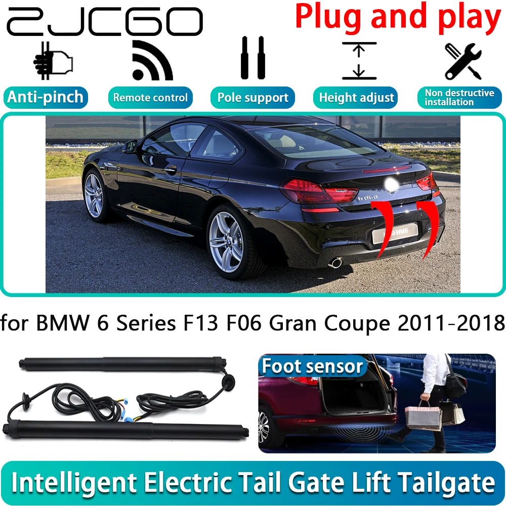 ZJCGO لسيارة BMW 6 Series F13 F06 Gran Coupe 2011-2018 سيارة OEM تعمل بالطاقة الكهربائية الباب الخلفي قوة الباب الخلفي نظام الباب الخلفي التلقائي