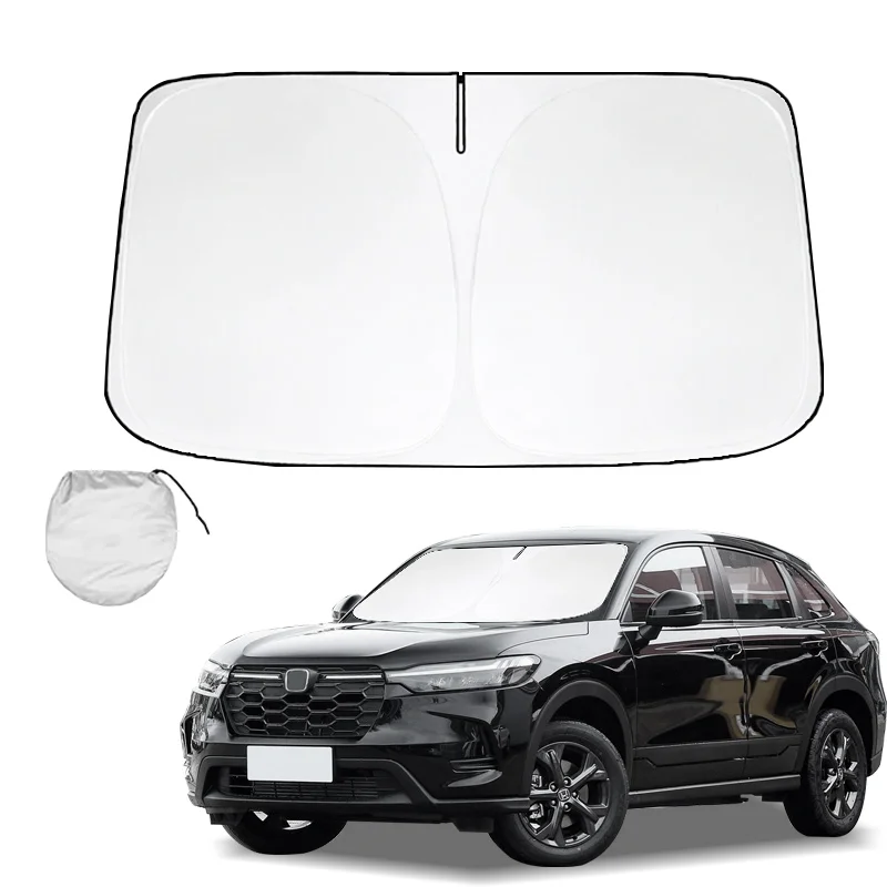 Windshield Sun Shade For Dacia Sandero 2013-2021 2022 2023 2024  Car Sunshade Cover Foldable Sun Visor Protector Blocks UV Rays