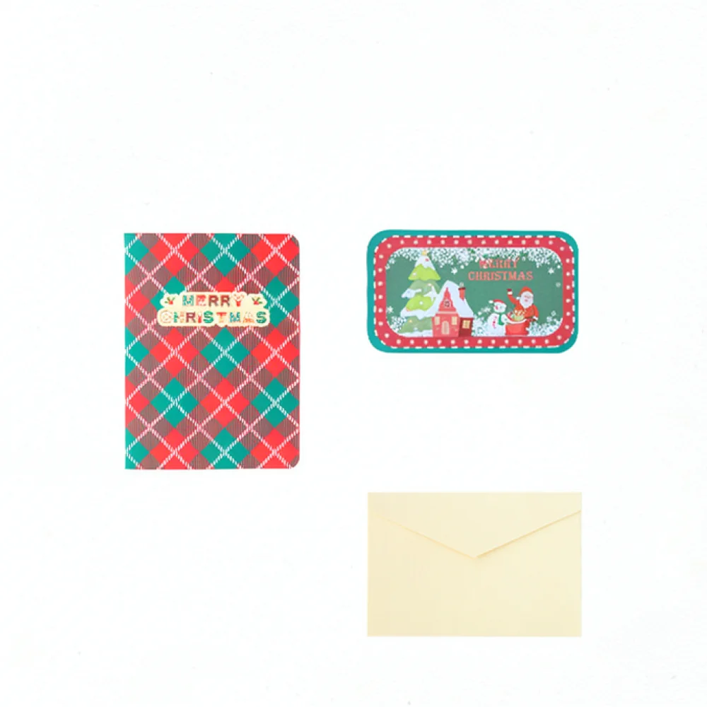 Creative 3D Holiday Greeting Card Decorative Wreath Paper Craft Gift For Unigift Merry Christmas New Year Wishes Card
