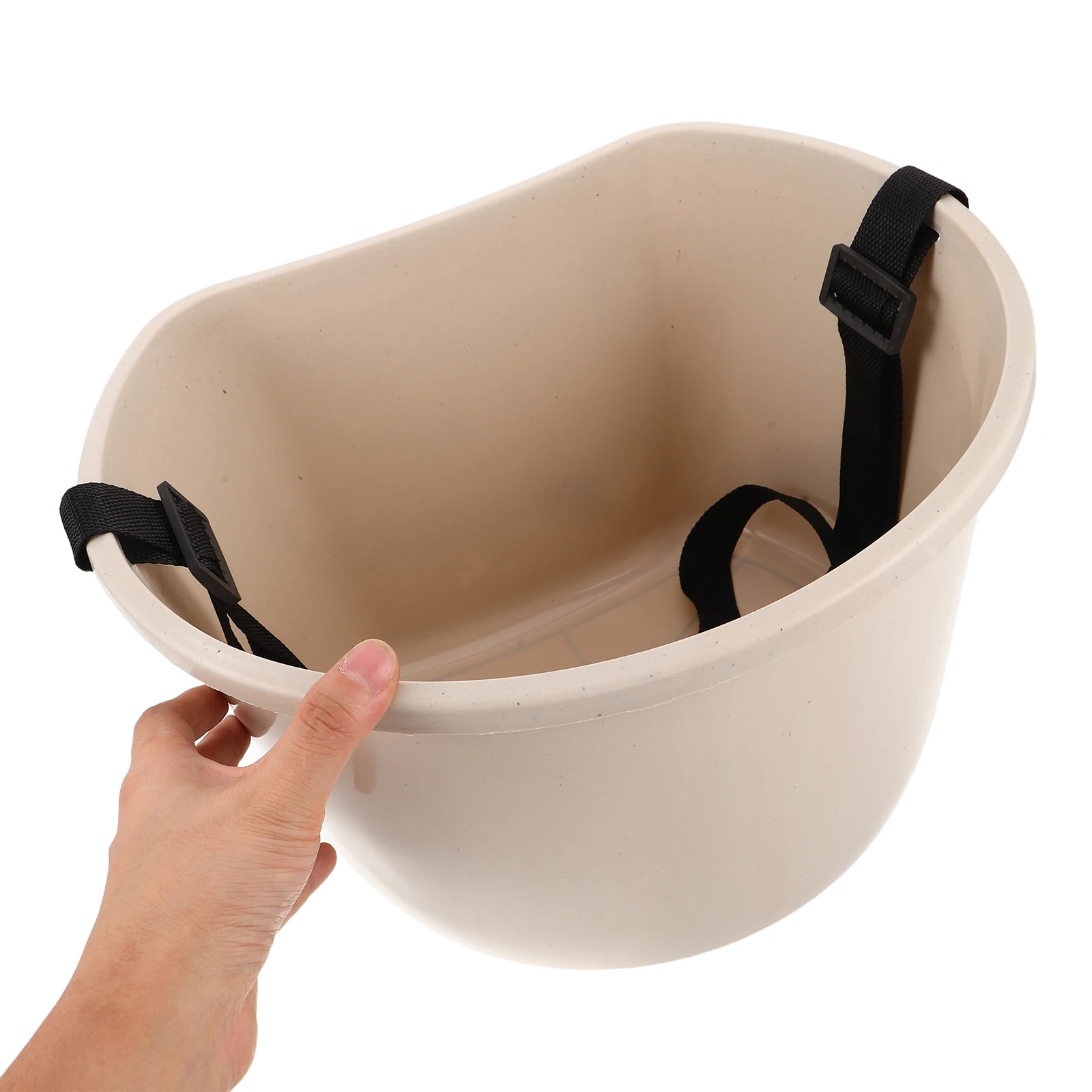 Set di 2 Cestini Multifunzionali per Raccolta, Cesto da Giardino Resistente con Tracolla, Contenitore per Frutta e Verdura