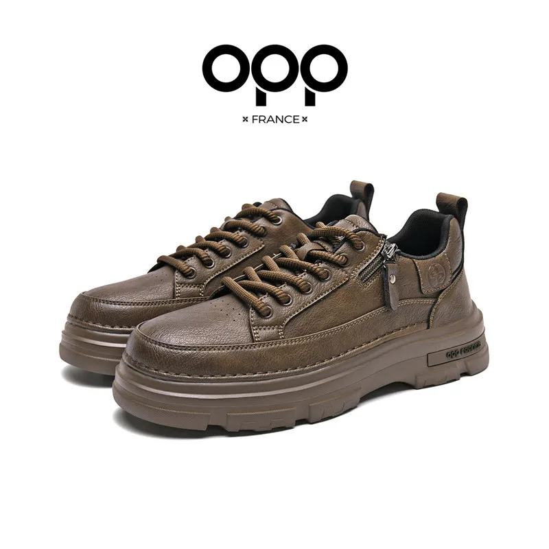 OPP Men's New work Shoes Running Blance Sports 574 Shoes safe Sneakers Genuine Leather work boots view 5