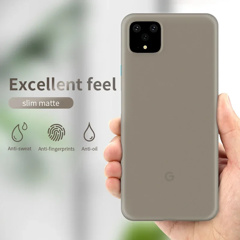 0.35mm Ultra Thin Matte PP Case for google pixel 3 3A 4 xl 3XL 3AXL 4A 5 Full Cover Hard PP Case funda for 6 7 7A 8 PRO