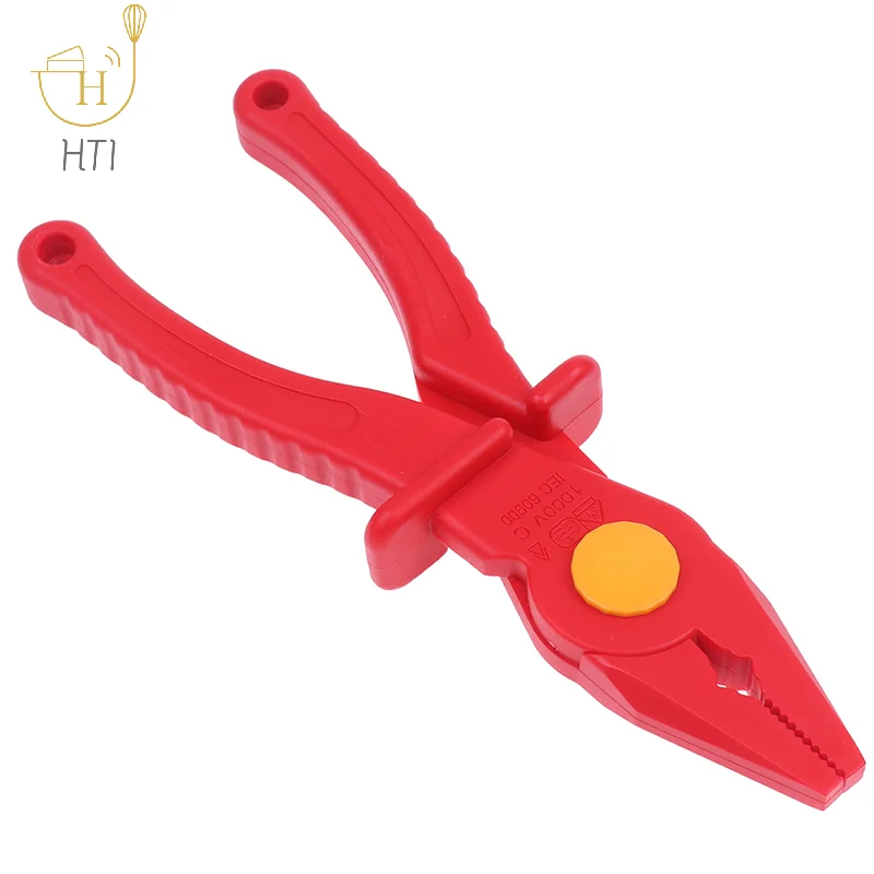 Anti-magnetic Plastic Pliers Electrician 1000V Tool Steel Insulated Used for Instrument Installation 20*3.5cm