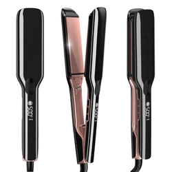 Professional Hair Straightener Keratin Treatment Wide Plate 500°F Hair Flat Irons For Frizzy Hair Recovers Damage 110-240V