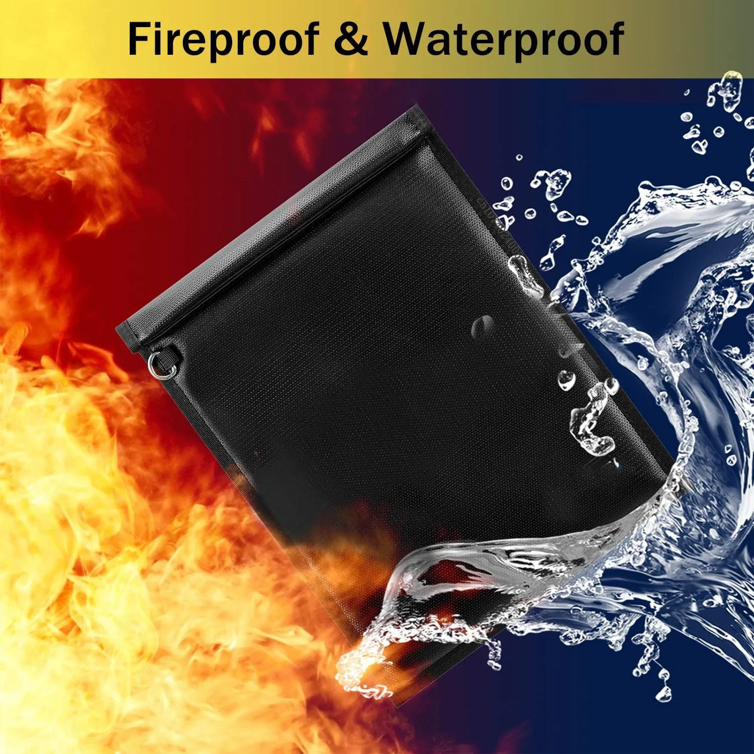 3pcs Faraday Bags Waterproof Fireproof Suitable for Laptops Tablets Phones Keys EMP Proof  RFID Signal Blocking Velcro Closure