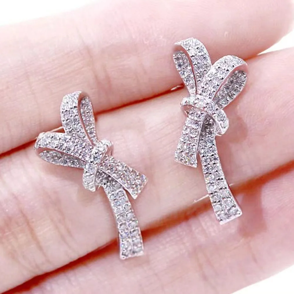 Cubic Zirconia Earring. Korean Fashion Women's Earring High Quality Wedding Jewelry Classic Charm Women's Jewelry Birthday Gift