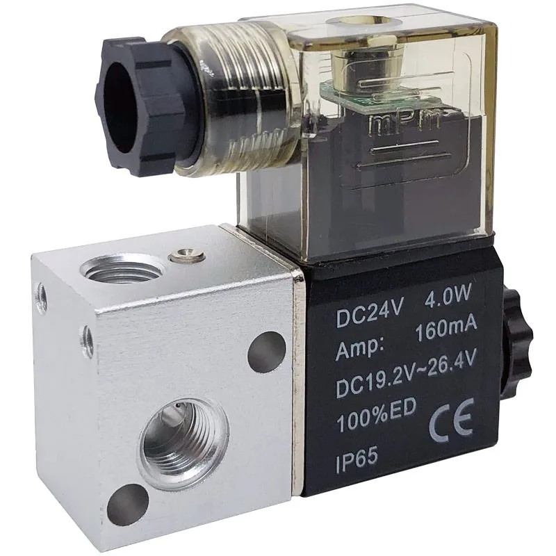 Pneumatic solenoid 3V1-06 AC220V DC24V12V two-position -way normally control reversing air