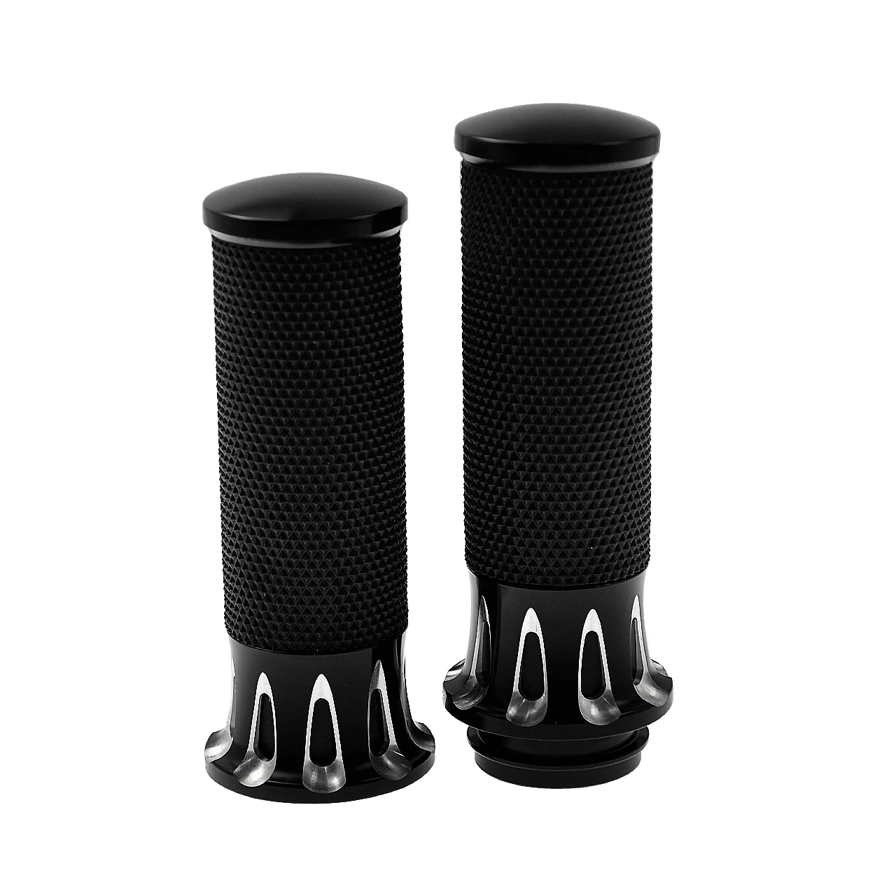 دراجة نارية 1 ''25 مللي متر مقود أسود قبضة اليد مناسبة ل هارلي للتجول ل سوفتيل لداينا CVO