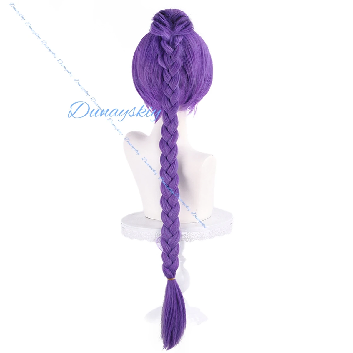 رومي تأثيري شعر مستعار اصطناعي قبل مضفر الأرجواني شعر امرأة 105 سنتيمتر Kpop شيطان الصيادين أنيمي مقاومة للحرارة الباروكات الكبار الاطفال