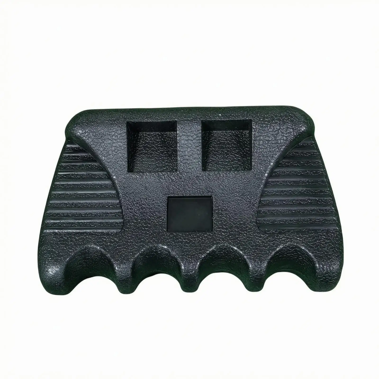 Billiard Stick Rest Rack for Pool Table Cue Holder with Compact Rectangular Shape Molded Textured Body Ideal for Game Room