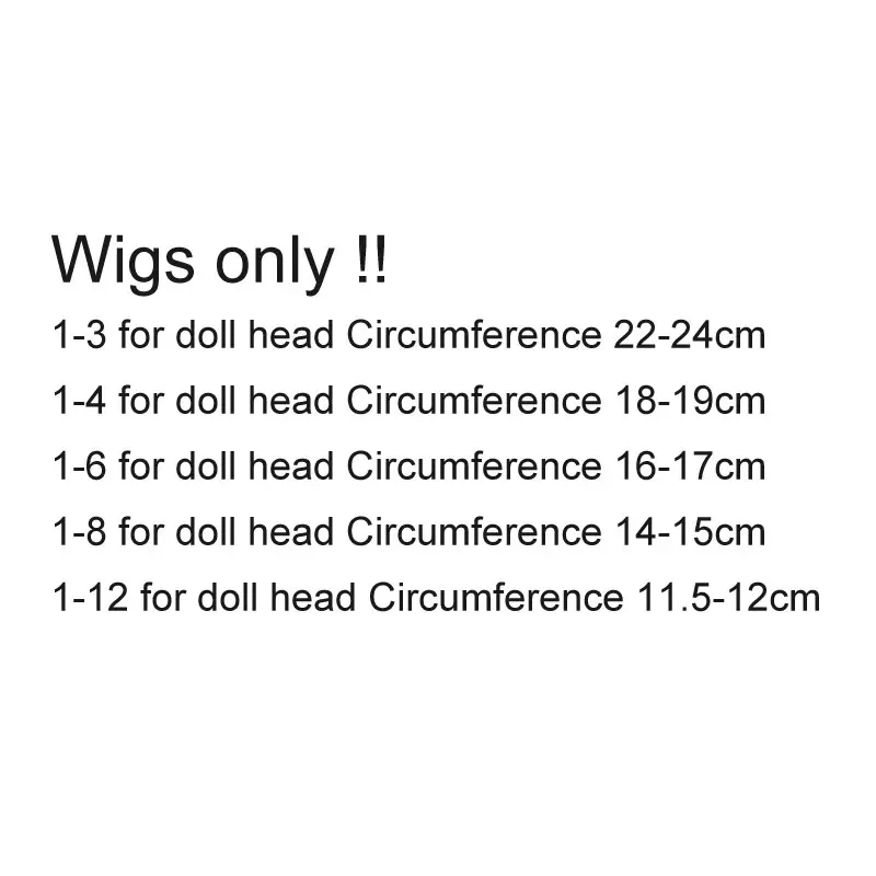 25 color BJD SD1/3 1/4 1/6 1/8 1/12 doll wig high temperature fiber hair Qi Liu Hai has long straight hair doll wig