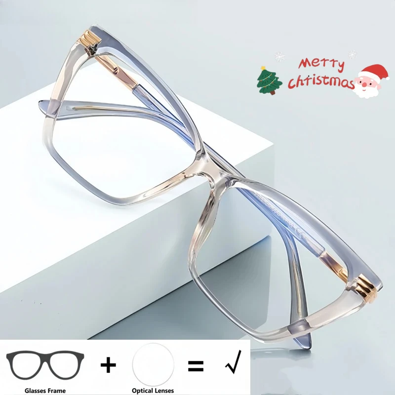 

KIZN модные женские очки «кошачий глаз» с блокировкой синего света, оптические очки по рецепту для чтения, прогрессивные мультифокальные очки с формулой