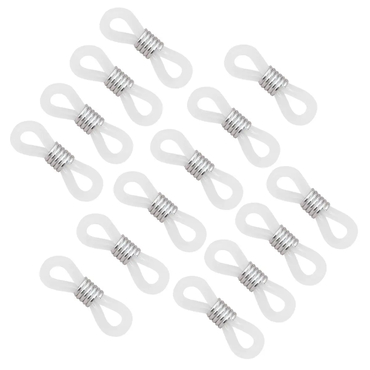 

100 Pcs Glasses Chain Anti-slip Ring Spectacle Eyeglasses Rings Chains Holders Ends Connectors Fixation