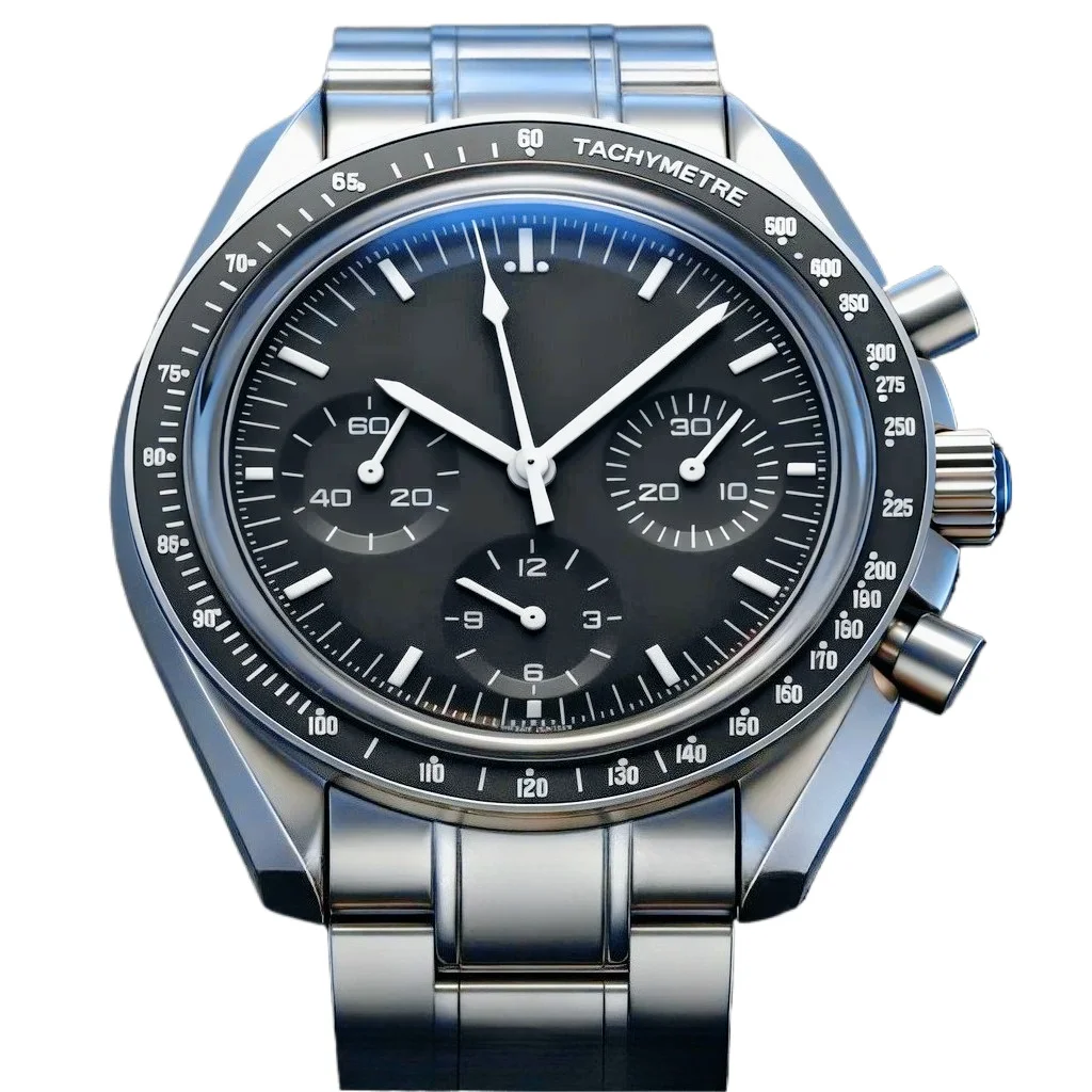Men Luxury Watches in 904L Steel Automatic Mechanical Movement Black Blue Ceramic Bezel Exquisite Heritage Artisanal Excellence