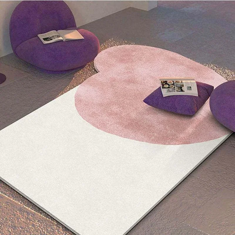 Large Area Rugs for Bedroom Thickend Plush Rug Heart Pattern Living Room Decoration Washable Carpet Fluffy Soft Lounge Floor Mat