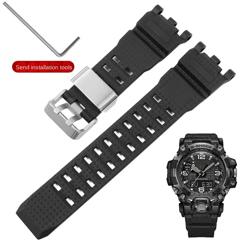 

Silicone Watch Band With Dedicated Interface Substitute G-SHOCK Dainiwang Second-generation GWG-2000/GWG-2040FR Series