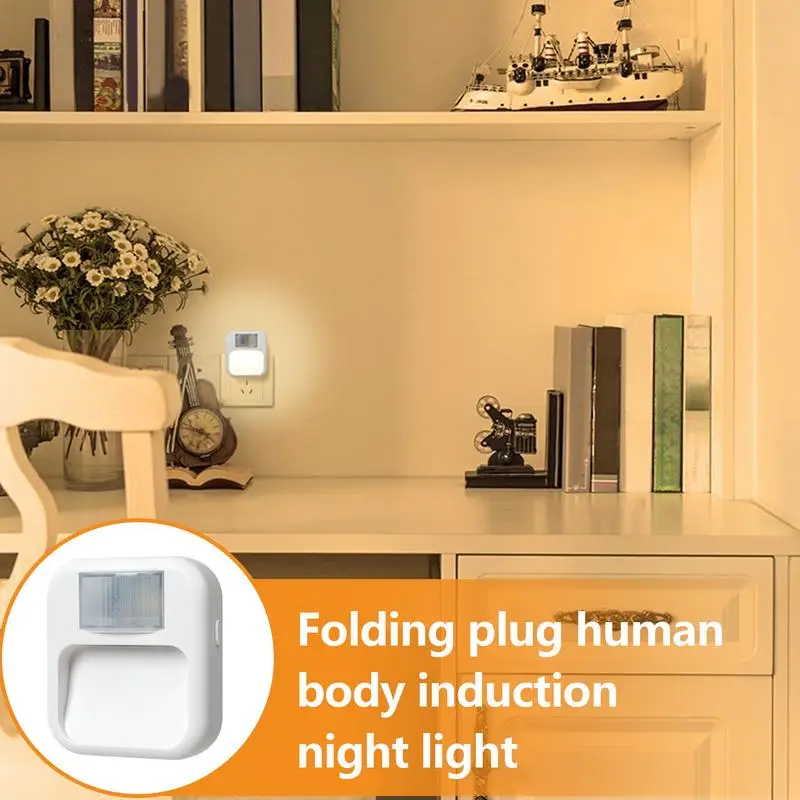 

Led Motion Sensor Night Light Plug In Motion Sensor Lamps Indoor Plug In 3-Color Temperature Settings Nightlights For Stairway