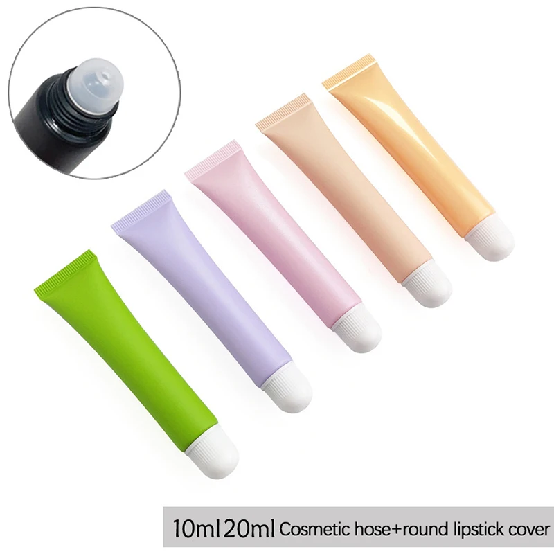 10/20ml Cosmetic Glossy Soft Tubes Matte Lipstick Lipgloss Essence Milk Subpackage Squeeze Bottle Refillable Tubes