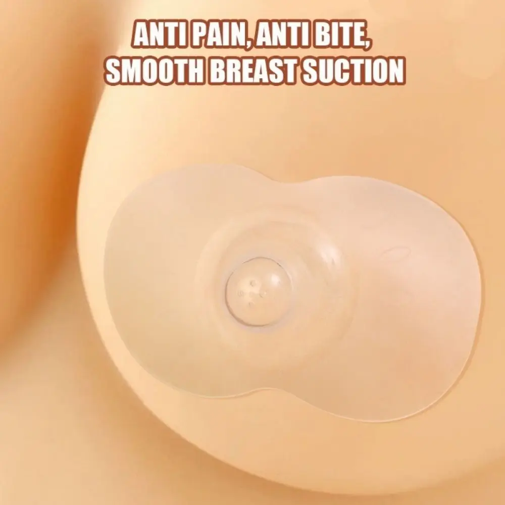 2Pcs/Box Silicone Nipple Protector Ultra-thin Butterfly Shape Nursing Supplies Breastfeeding Device Anti-bite Nipple Stickers view 4