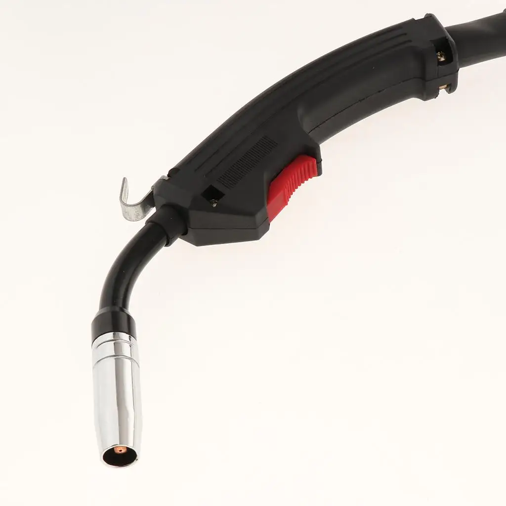 MIG Welding Torch Connecting Pipe 2 Meters Plastic Brass Black Shielding Gas Hose for Welding Machines and Regulators