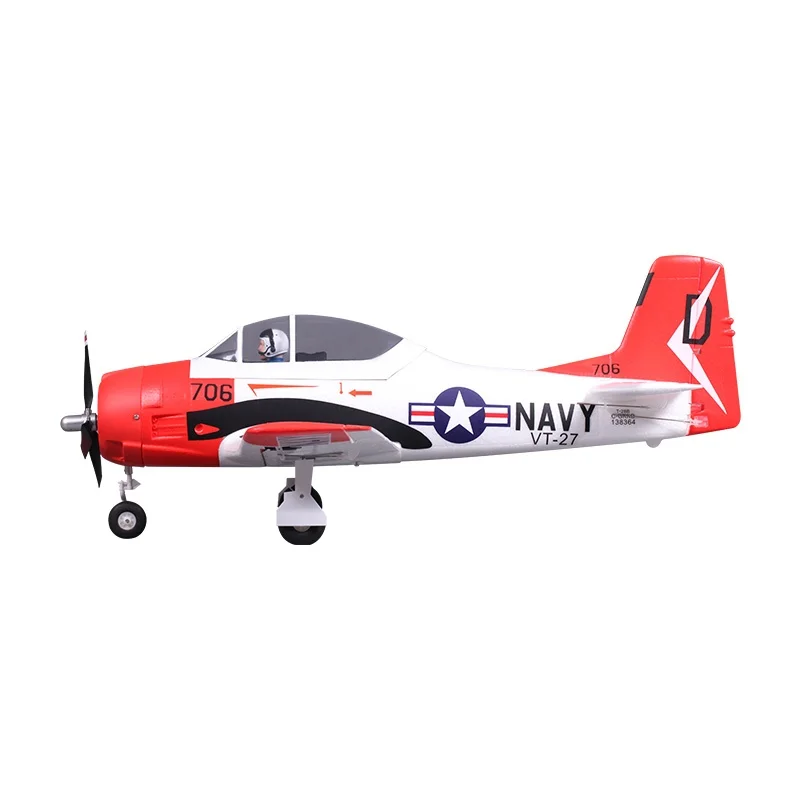 Fms-modelvliegtuigen 800 mm T-28 Trojan vaste vleugel instapniveau elektronische afstandsbediening model Wereldoorlog II-simulatievliegtuigen