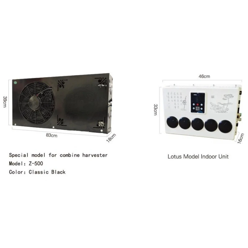 12V/24V new general-purpose truck and outdoor air conditioner with R-134a refrigerant scroll compressor