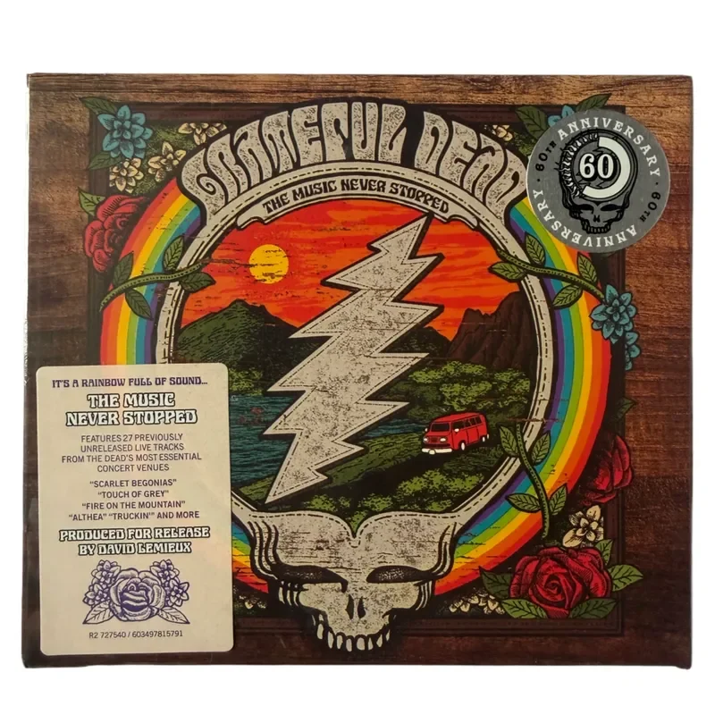 

Grateful Dead The Music Never Stopped 3CD Music Album New for All Players