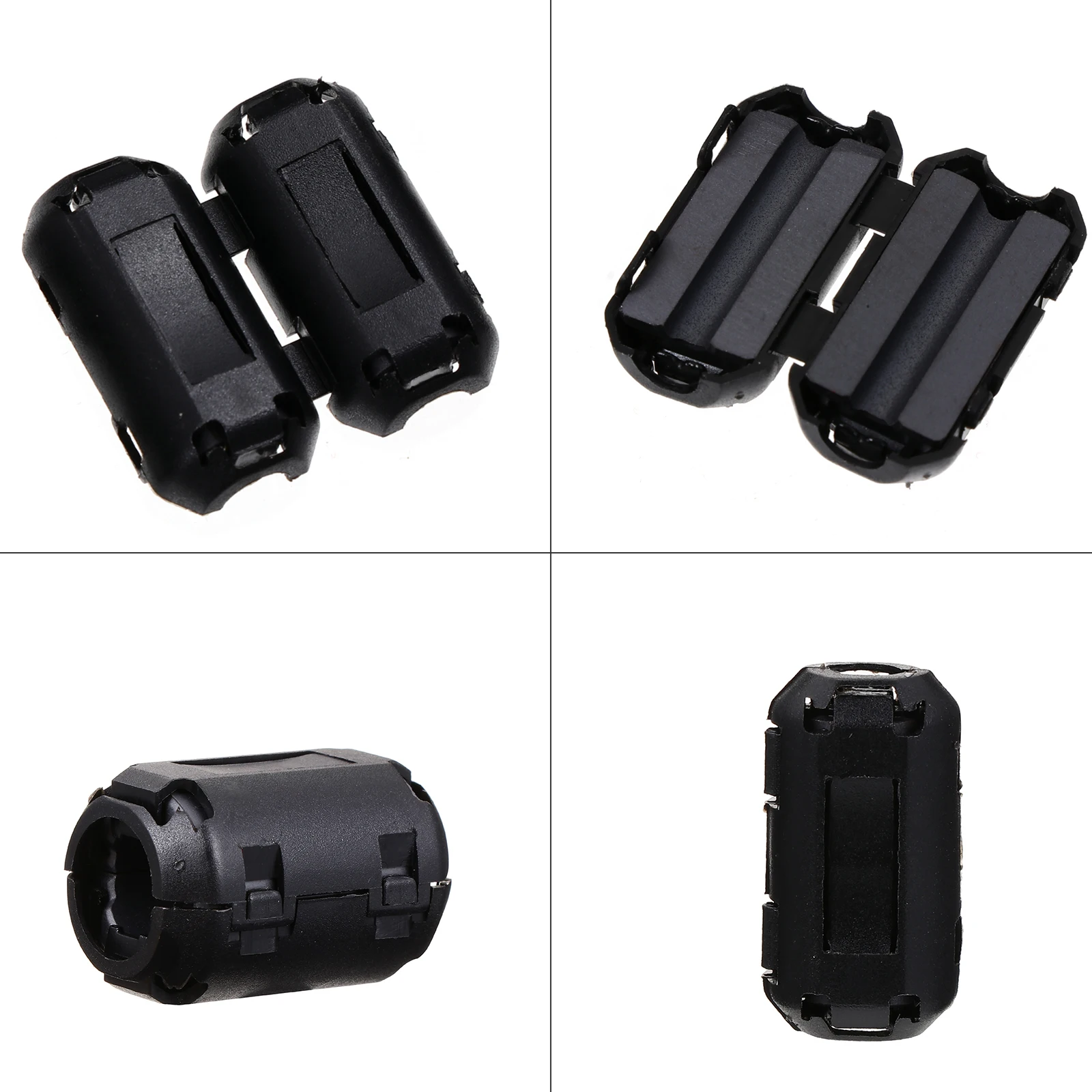 20 قطعة كليب على الفريت الأساسية مرشح الضوضاء ل Emi قمع كابل قابل للإزالة مشبك من البلاستيك ل Usb قوة الصوت والفيديو الحبل المنزل #2