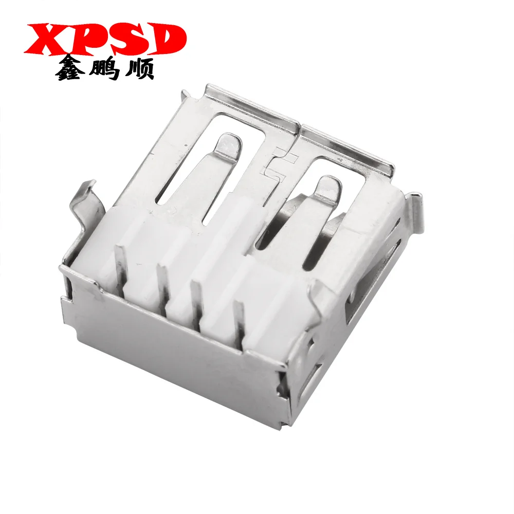 Hot Sale 10Pcs USB Type A Standard Port Female Solder Jacks Connector PCB Socket USB-A type
