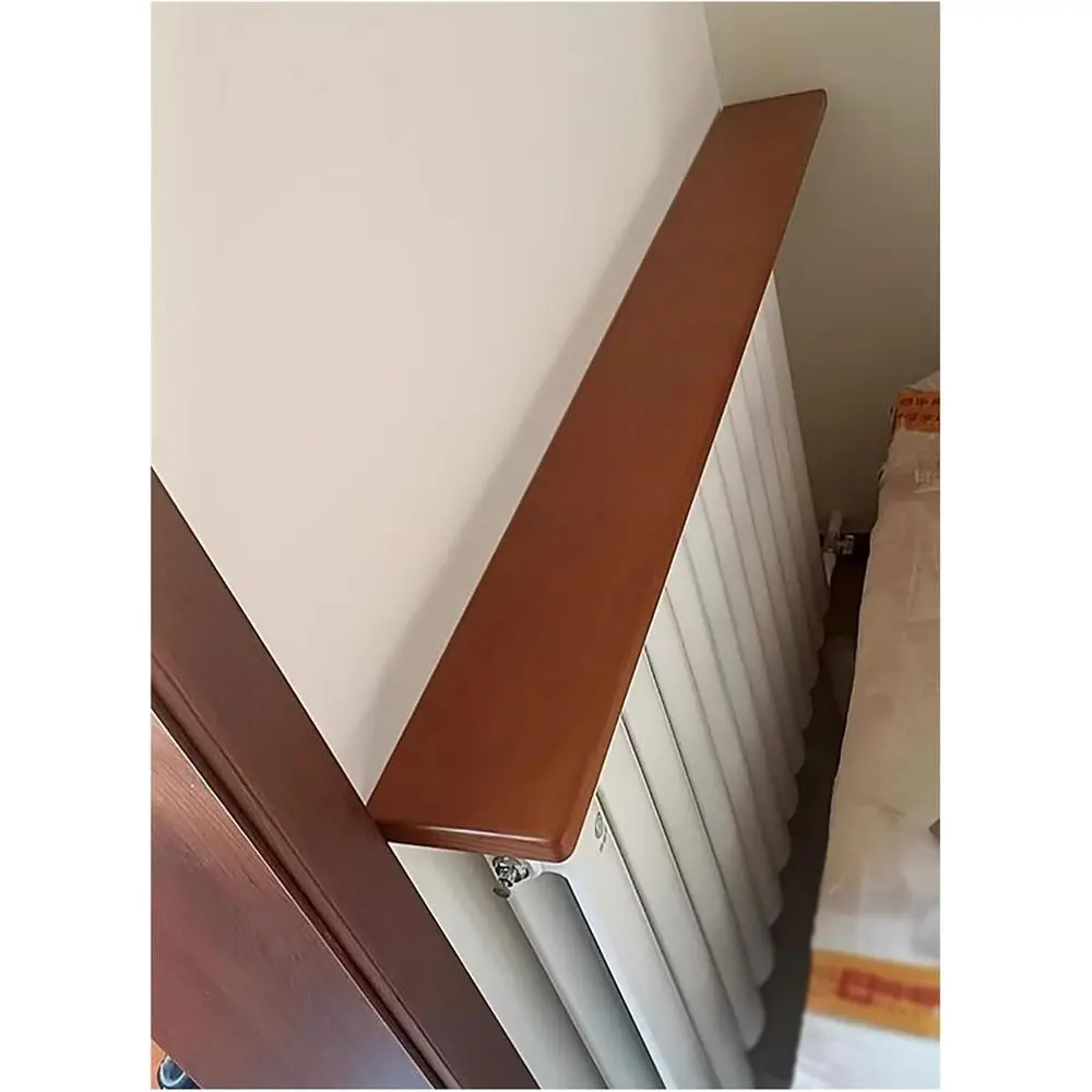 

Полка-кронштейн L-образной формы для радиатора, регулируемая длина 55-32 дюйма, из тикового дерева, идеально подходит для домашнего декора и комнатных растений