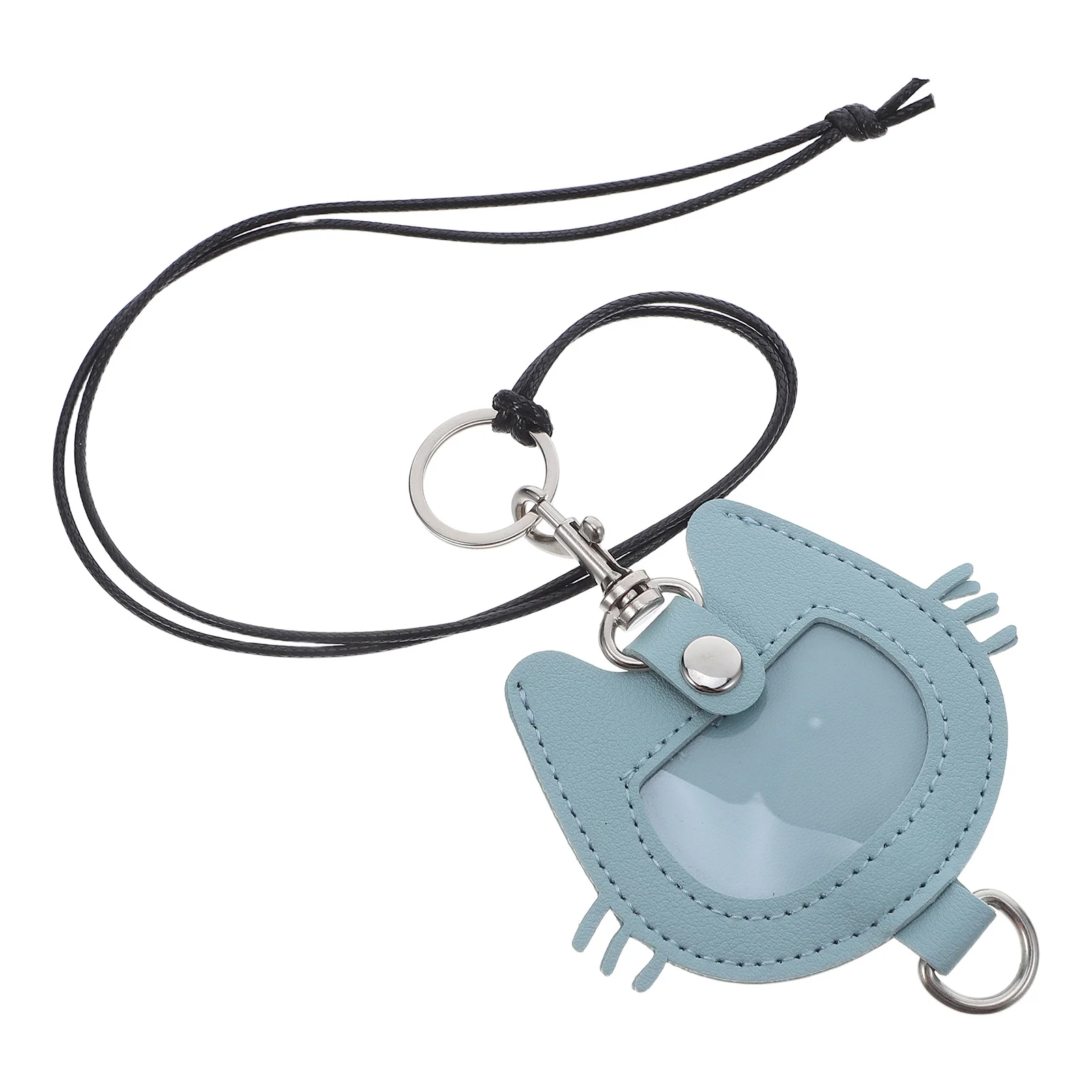 

Pet Hair Storage Keychain Cat Hair Memorial Keyring Stylish PU Pet Keepsake for Cat Owners Remembrance Souvenir Keyring