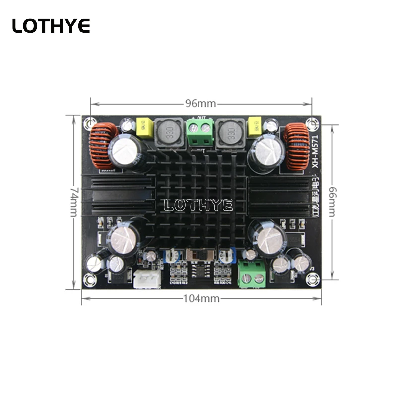 High Power Subwoofer 150W Audio Digital Amplifier Board TPA3116D2 Trolley Case Boost Amplifiers Mono TPA3116 M571