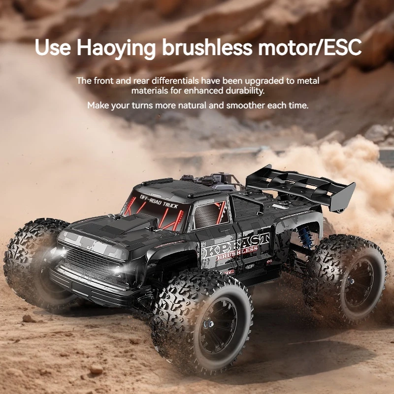 

Kf16 Brushless 1:12 Scale Off-Road Rc Car Remote Control Four-Wheel Drive High-Speed Large Truck Professional Model Toy Gift