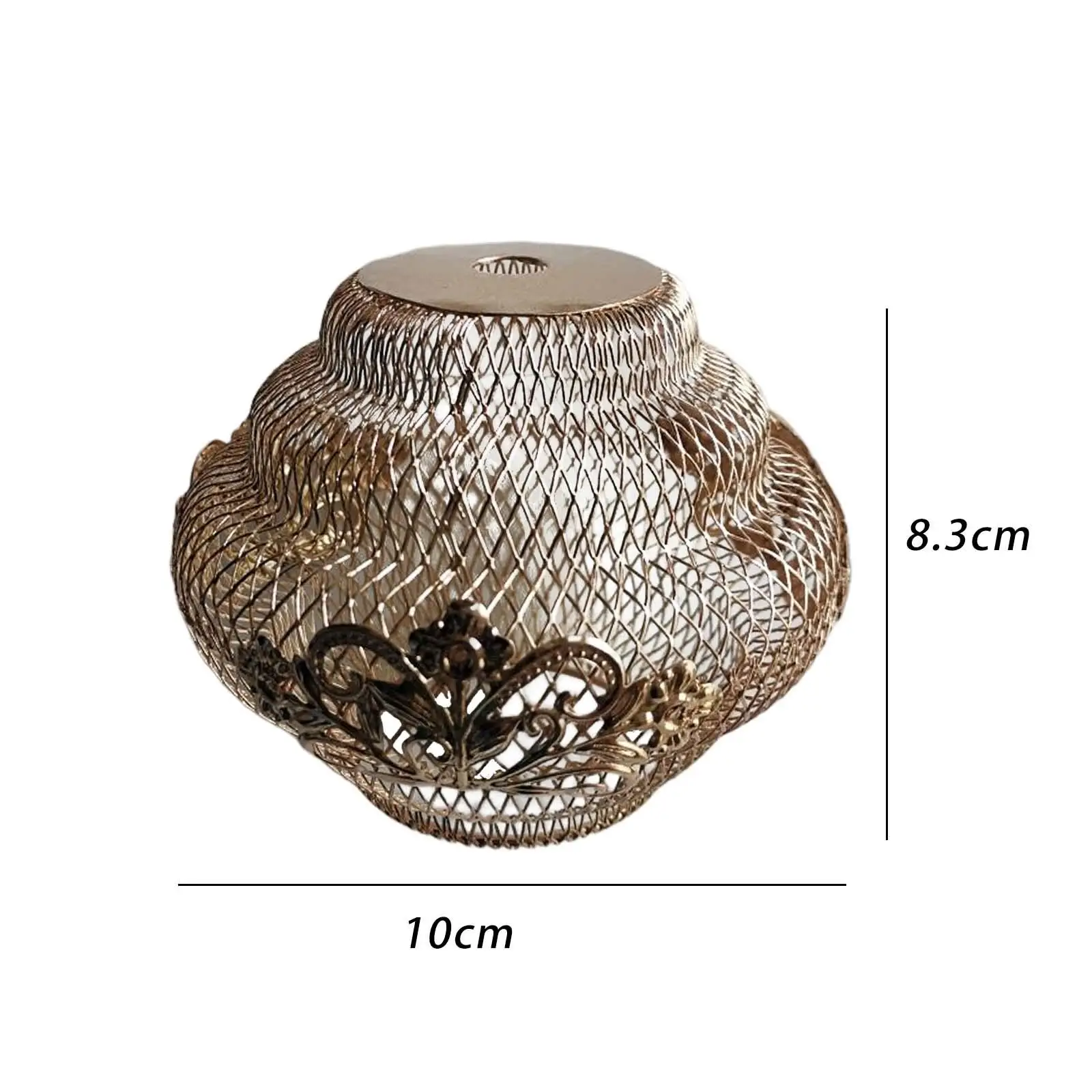 عاكس الضوء من سلك الحديد، غطاء مصباح معلق لمطعم المقهى المنزلي #6