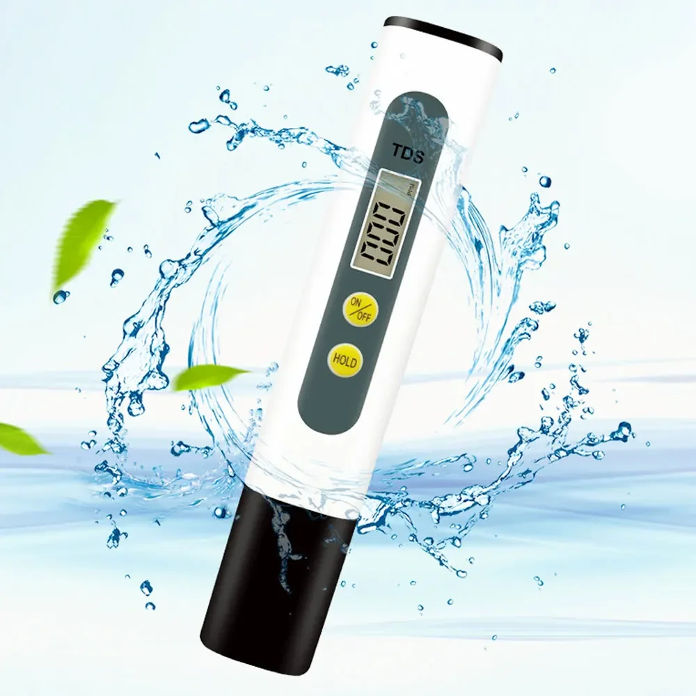 Tds Meter Digital Water Tester 0-9999Ppm Drinking Water Quality Analyzer Monitor Filter Rapid Test Aquarium Hydroponics Pools