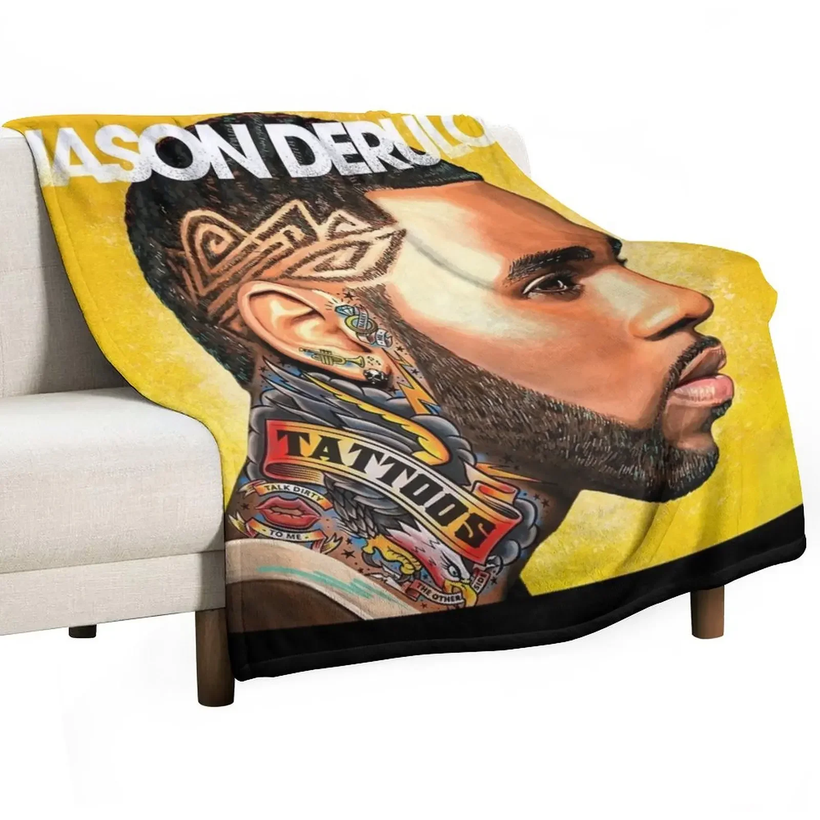 Tattoos Throw Blanket Extra Large Throw Luxury Thicken Winter beds christmas gifts Sofas Picnic Blankets