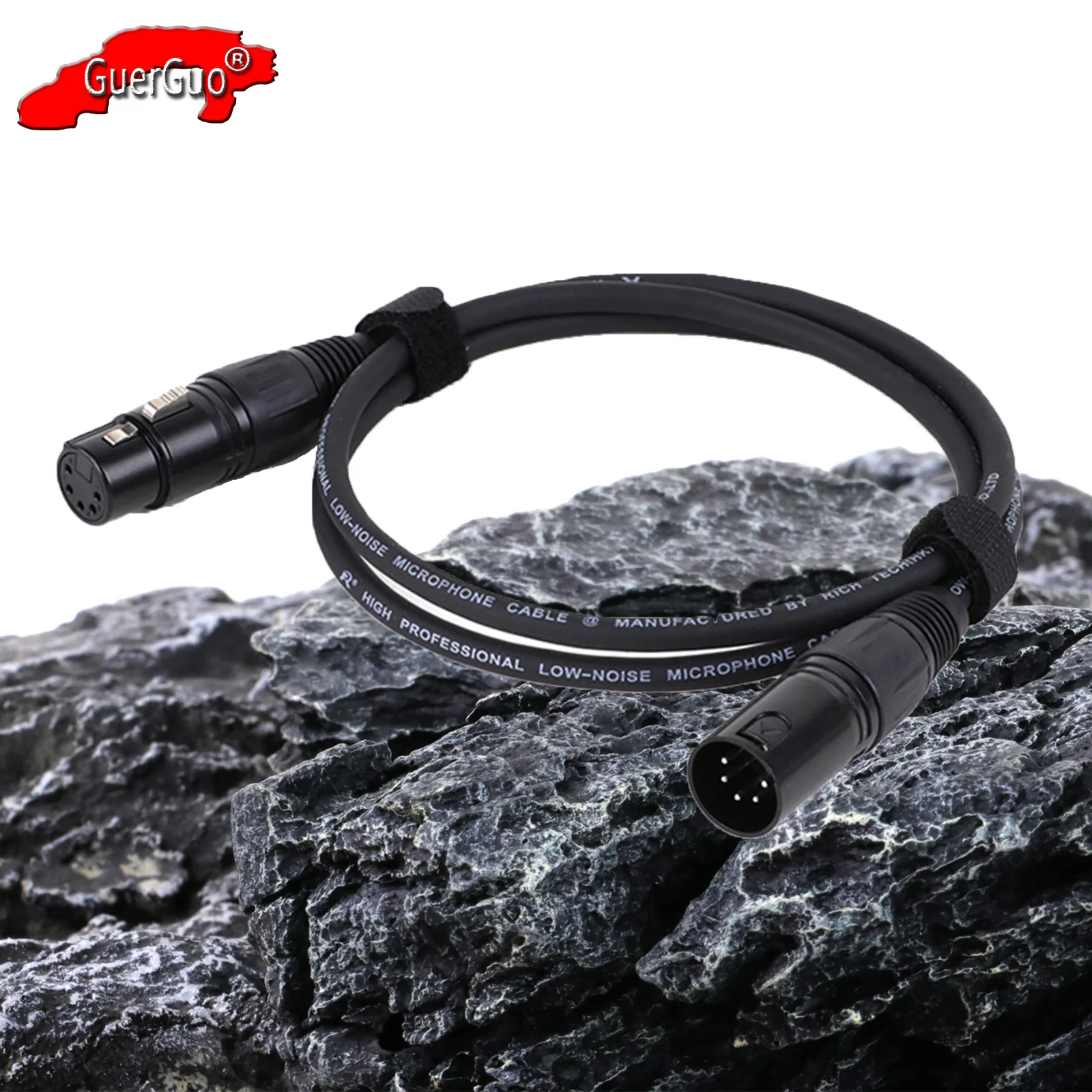 

5Pin to 5Pin XLR M/M M/F F/F Cord Balance MIC Adapter Audio Extension Shielded Cable for Amp Stage Lighting Spotlight Connect